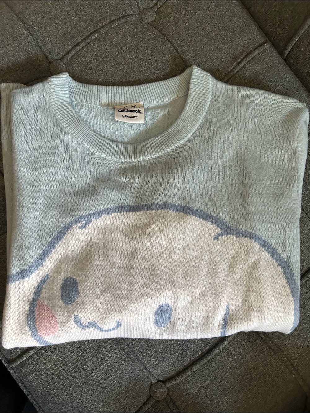 Cinnamoroll Light Blue Character Sweater size Small